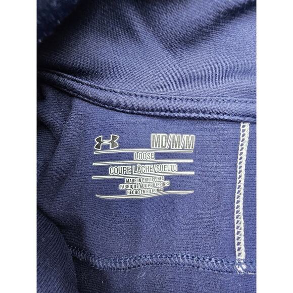 Under Armour Women's M Navy Loose Gateway Grizzlies Long Sleeve Quarter Zip - Picture 8 of 9